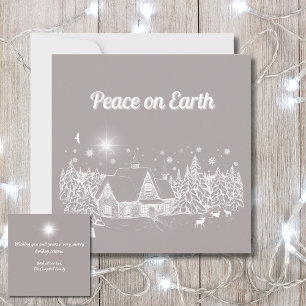 Carte de la Paix de Noël du Pays Blanc