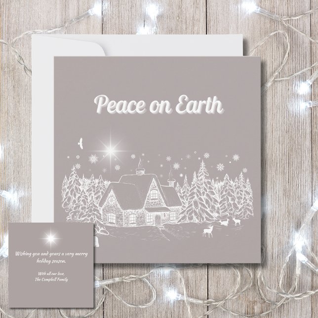 Carte de la Paix de Noël du Pays Blanc (Créateur téléchargé)