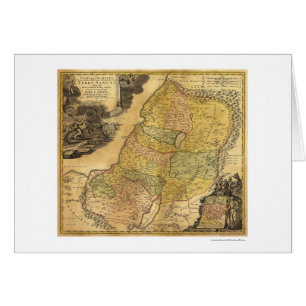 Carte de la Palestine par Johann Homann baptiste