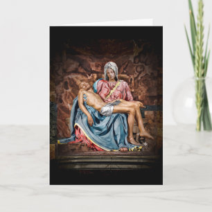 CARTE DE LA PIETA DE MICHELANGELO