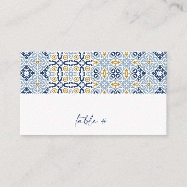 Carte de la place plat d'été en mosaïque Amalfi (Devant)