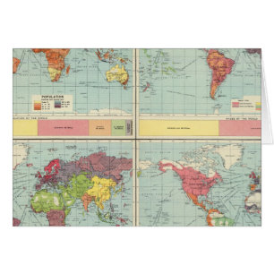Carte de la population mondiale