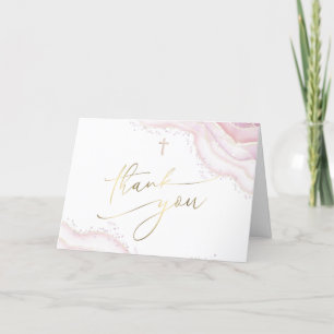 Carte de la première sainte communion Merci
