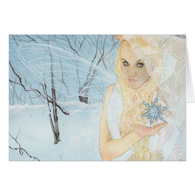 Carte de la Reine de neige (Devant horizontal)