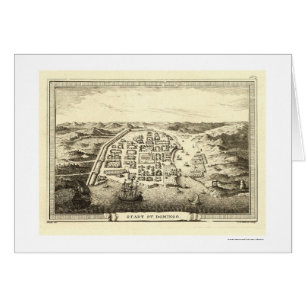 Carte de la République Dominicaine par C.F.