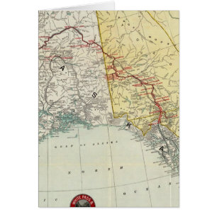 Carte De La Route White Pass & Yukon Et Des Connex
