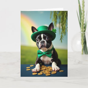 Carte de la Saint-Patrick Lucky Terrier