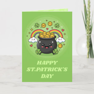 Carte de la Saint-Patrick Pot O’ Gold Fun