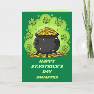 Carte de la Saint-Patrick Pot O’ Luck