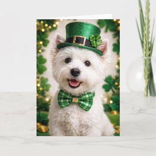 Carte de la Saint-Patrick pour West Highland White