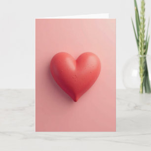 Carte de la Saint-Valentin 3D Rose Douce