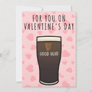 Carte de la Saint-Valentin – Allusion drôle à la b