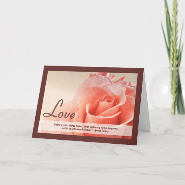 Carte de la Saint-Valentin avec devis (Devant)