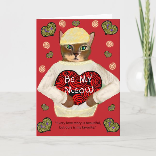 Carte de la Saint-Valentin avec Sophie (Devant)