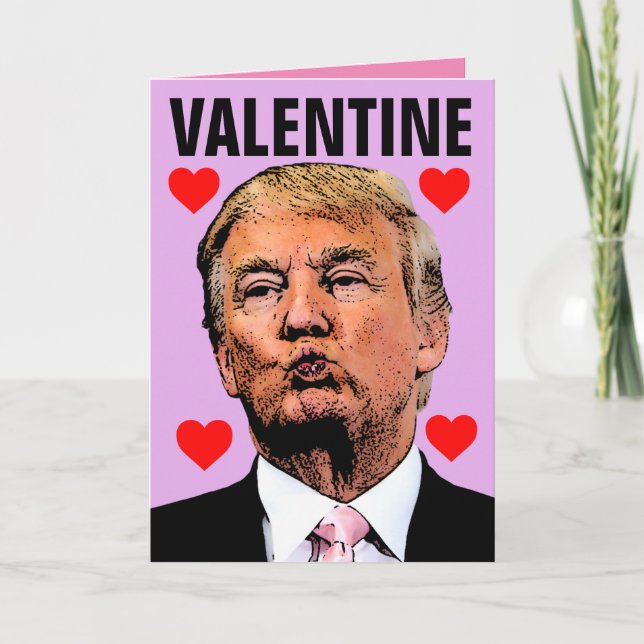 CARTE DE LA SAINT-VALENTIN AVEC UN BAISER DE DONAL (Devant)