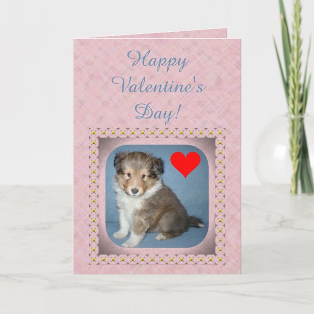Carte de la Saint-Valentin Chien de Chien de Chien (Devant)