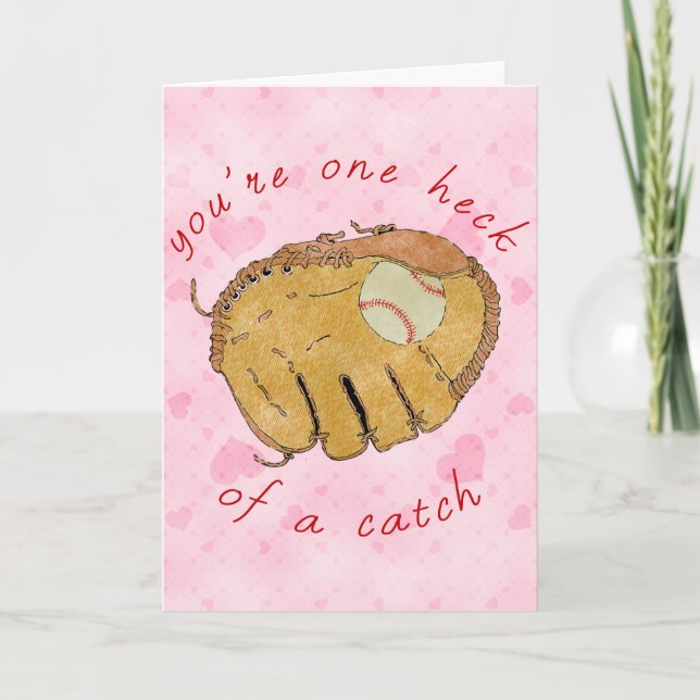 Carte de la Saint Valentin de baseball (Devant)