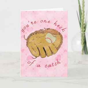 Carte de la Saint Valentin de baseball