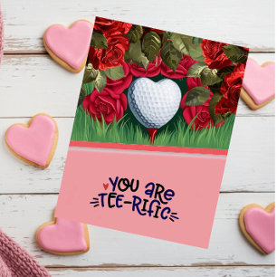 Carte de la Saint-Valentin de golf - Aiguillez vot