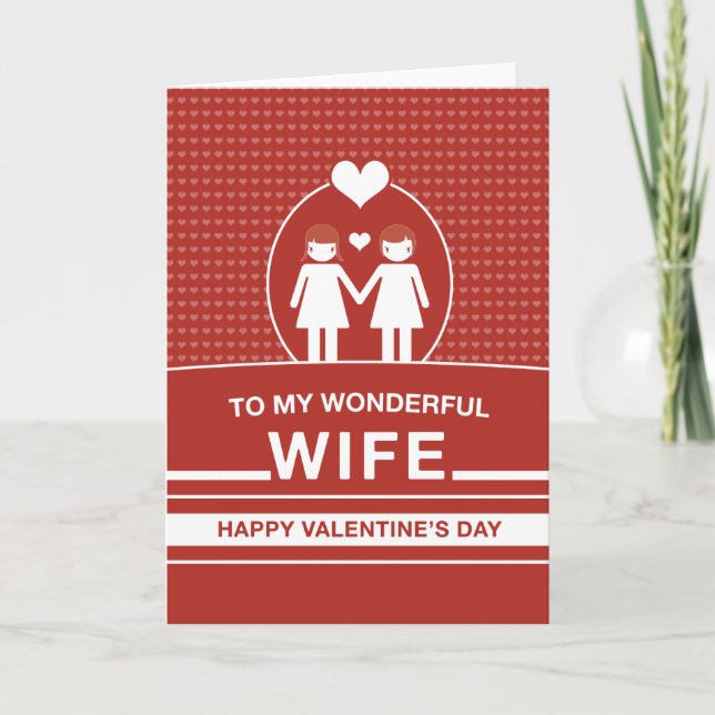 Carte de la Saint-Valentin de la femme (Devant)