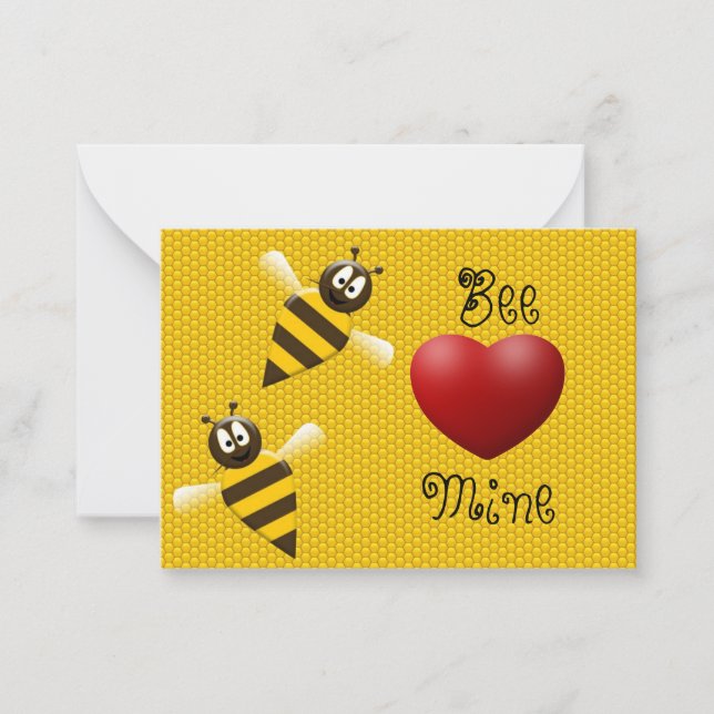 Carte de la Saint Valentin de la Mine d'Abee (Devant)