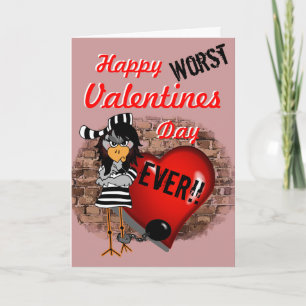Carte de la Saint-Valentin de la prison