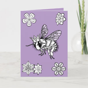 Carte de la Saint Valentin de la Reine Bee par Son