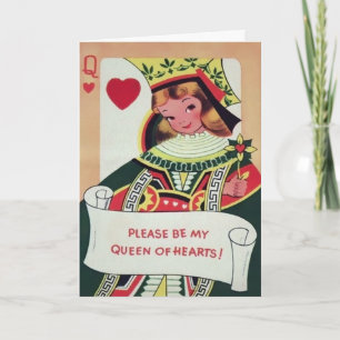 Carte de la Saint-Valentin de la Reine des Coeurs