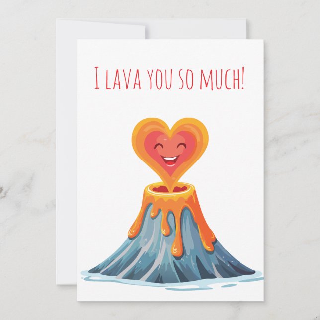 Carte de la Saint-Valentin drôle avec un jeu de mo (Devant)