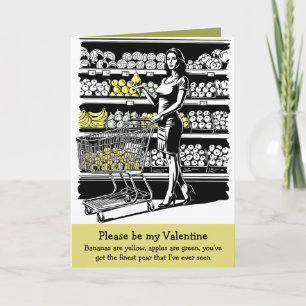 Carte de la Saint-Valentin drôle avec un slogan am