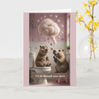 Carte de la Saint-Valentin drôle de pets