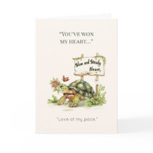 Carte de la Saint-Valentin drôle et tendre pour un