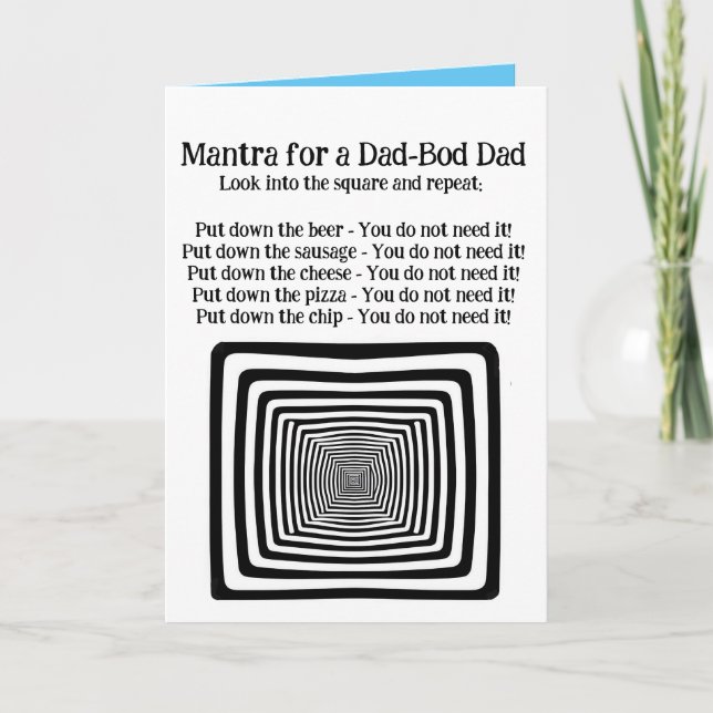 Carte de la Saint-Valentin drôle pour papa (Devant)