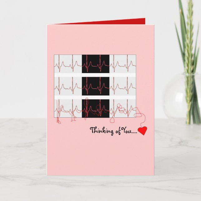 Carte de la Saint Valentin EKG (Devant)