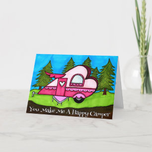 Carte de la Saint-Valentin en forme de coeur de Ca