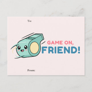 Carte de la Saint-Valentin Game On Friend