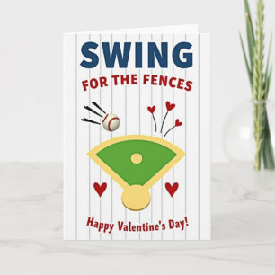 Carte de la Saint-Valentin Home Run Love