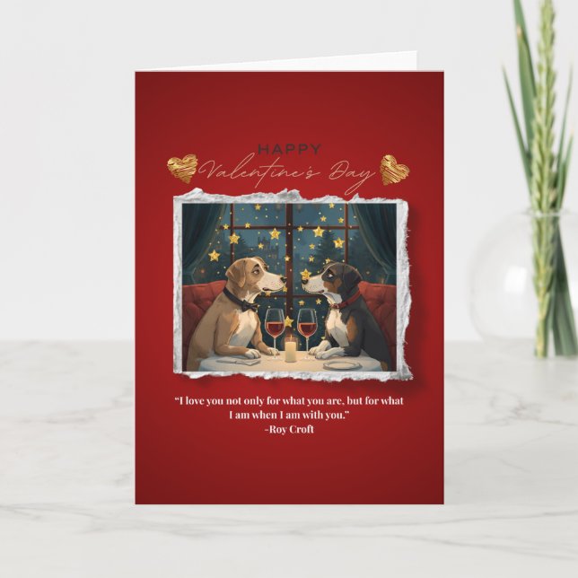 Carte de la Saint-Valentin - Intérieur vierge (Devant)