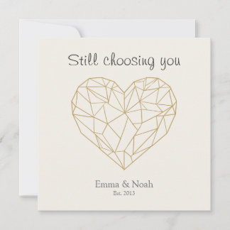 Carte de la Saint-Valentin « Je te choisis encore 