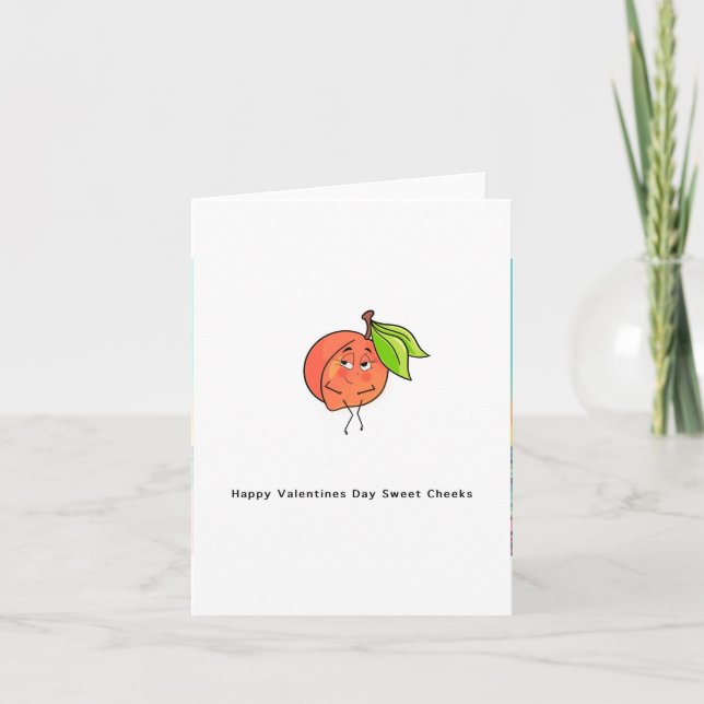 Carte de la Saint-Valentin - jolies fesses, carte  (Devant)
