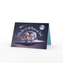 Carte de la Saint-Valentin Labradoodle