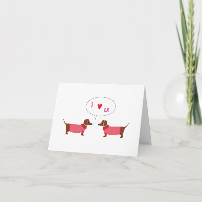 Carte de la Saint Valentin lesbienne - Je t'aime (Devant)