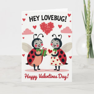 Carte de la Saint-Valentin Lovebug