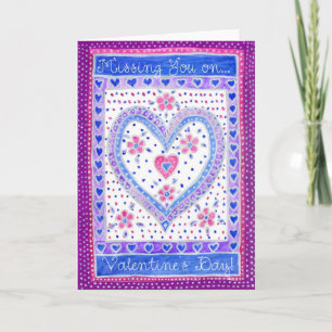 Carte de la Saint Valentin "Missing You"
