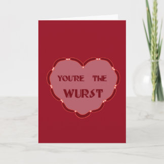carte de la Saint-Valentin non conventionnelle tu 