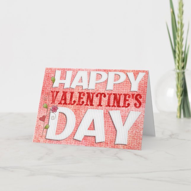 Carte de la Saint-Valentin Opus Posh pour amis (Devant)