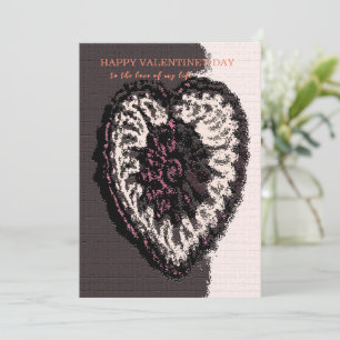 Carte de la Saint-Valentin personnalisée avec un c