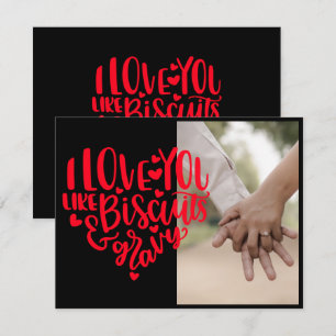 Carte de la Saint-Valentin Photo Amour Typographie