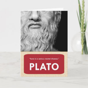Carte de la Saint-Valentin Platon