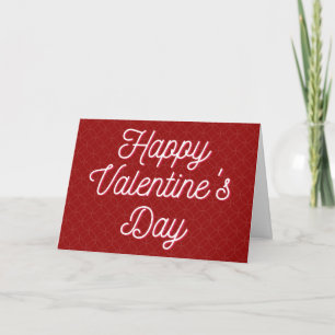 Carte de la Saint-Valentin platonicienne simple